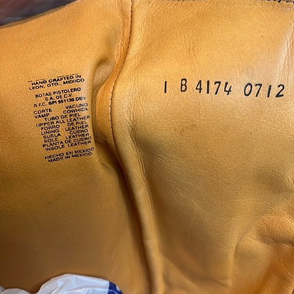 Safari Exotic Leather black studded heeled riding boots women size 9.5 - Picture 15 of 16